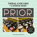 Find us at Prior Shop's 3 month pop-up in Bristol - Tribal Unicorn Candle Bar