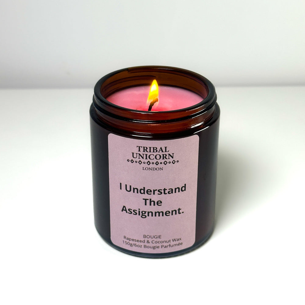 Noted* I Understand The Assignment - Tribal Unicorn Candle Bar