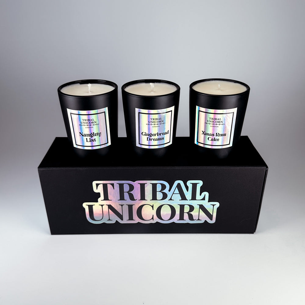 Christmas Mini Candle Shots Gift Set - Tribal Unicorn Candle Bar