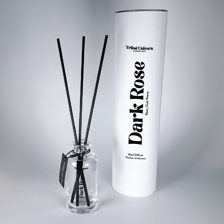 Dark Rose Reed Diffuser - Tribal Unicorn Candle Bar