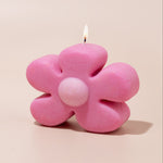 Flower Power Candle - Pink - Tribal Unicorn Candle Bar