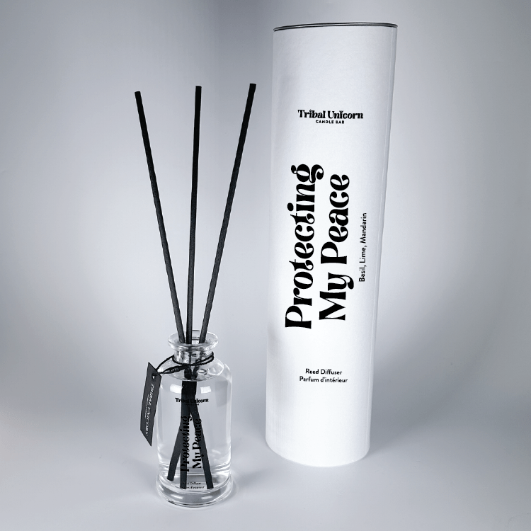 Protecting My Peace Reed Diffuser - Tribal Unicorn Candle Bar