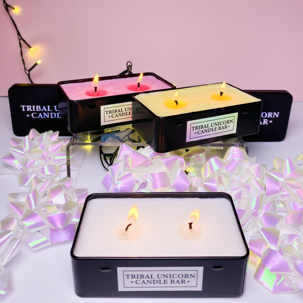 Best Sellers Tin Candle Gift Set - Tribal Unicorn Candle Bar